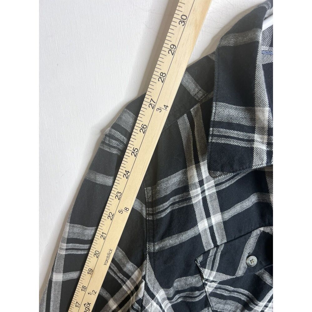 Magellan Outdoors Adventure Gear Womens XXL Black Plaid Flannel Classic Fit - Picture 6 of 12